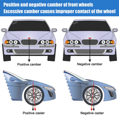 X AUTOHAUX cam bolt installed on front upper control arm improves alignment