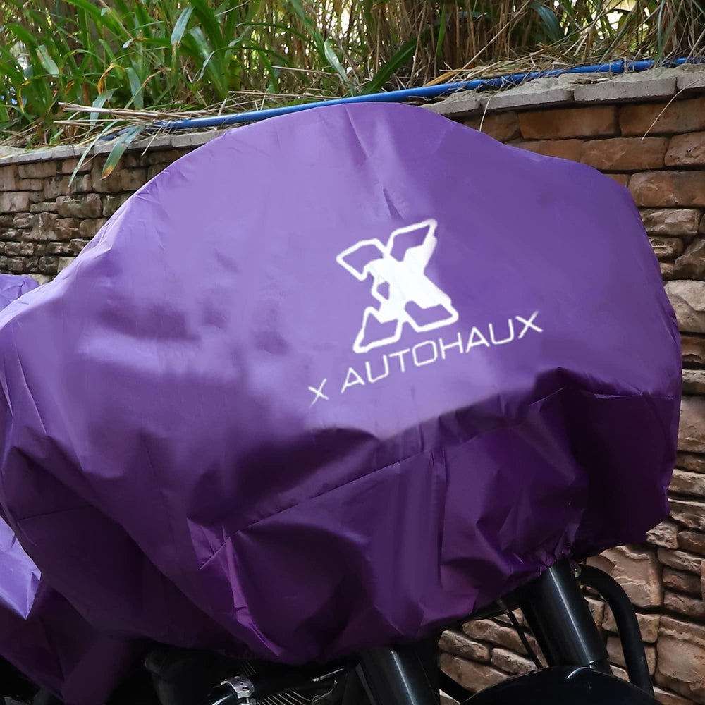 X AUTOHAUX side view fitting over fairing for neat protected profile