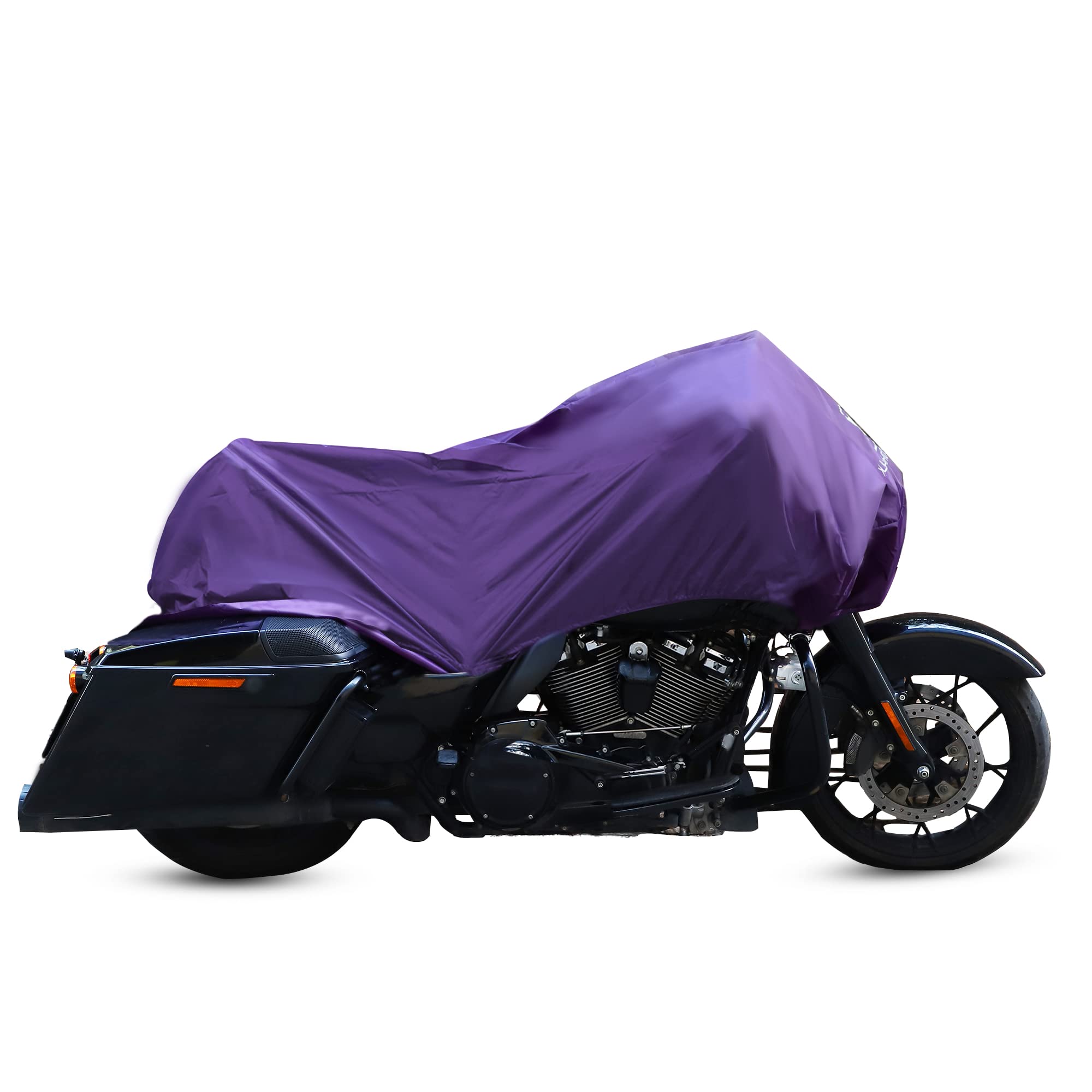 X AUTOHAUX front view on motorcycle showing protection and quick coverage