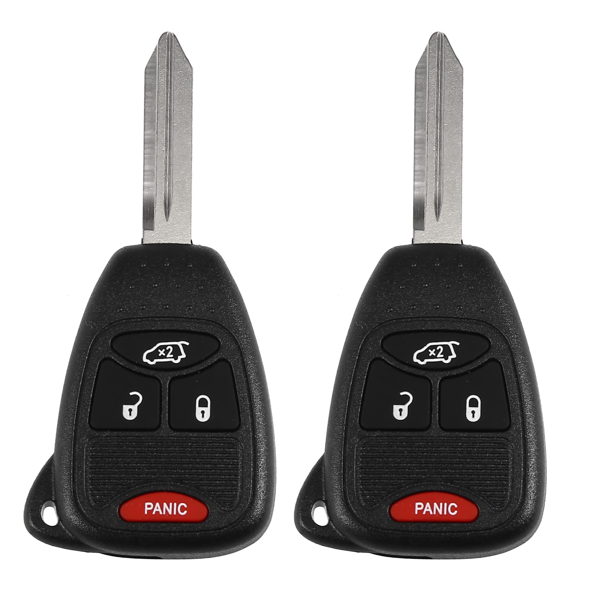 X AUTOHAUX front view of key fob showing four buttons and brand for easy recognition