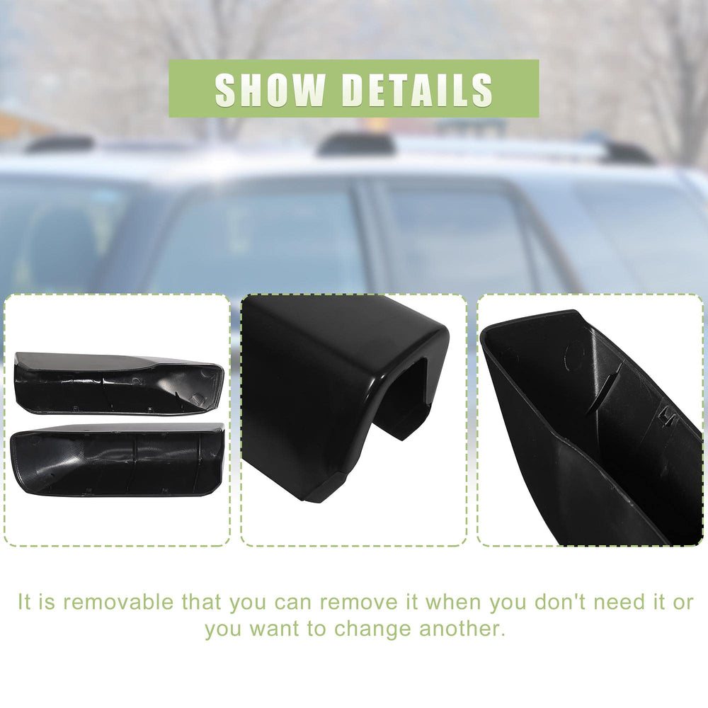 X AUTOHAUX installed rear right rail cap protecting rail edge from damage