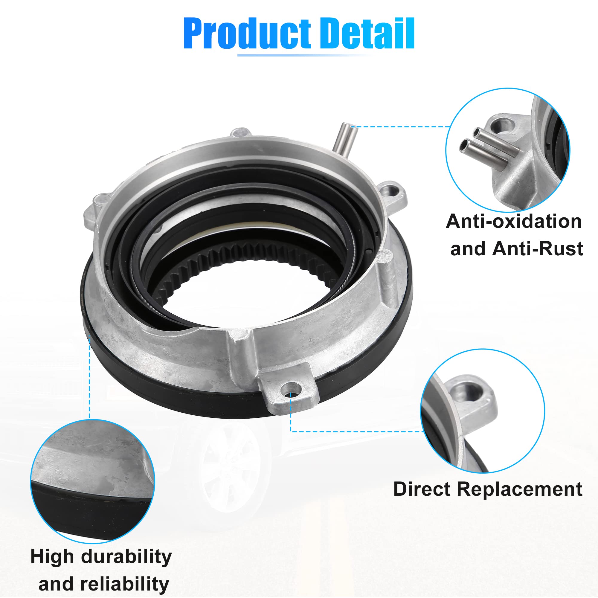 X AUTOHAUX actuator on truck front wheel showing reliable field performance
