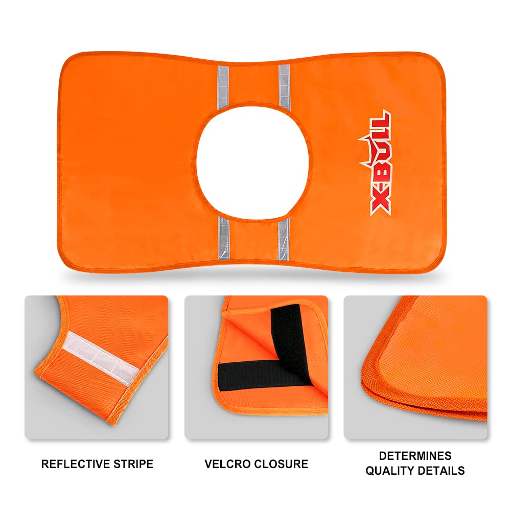 X-BULL close-up of reinforced vinyl and stitching showing durable construction benefit
