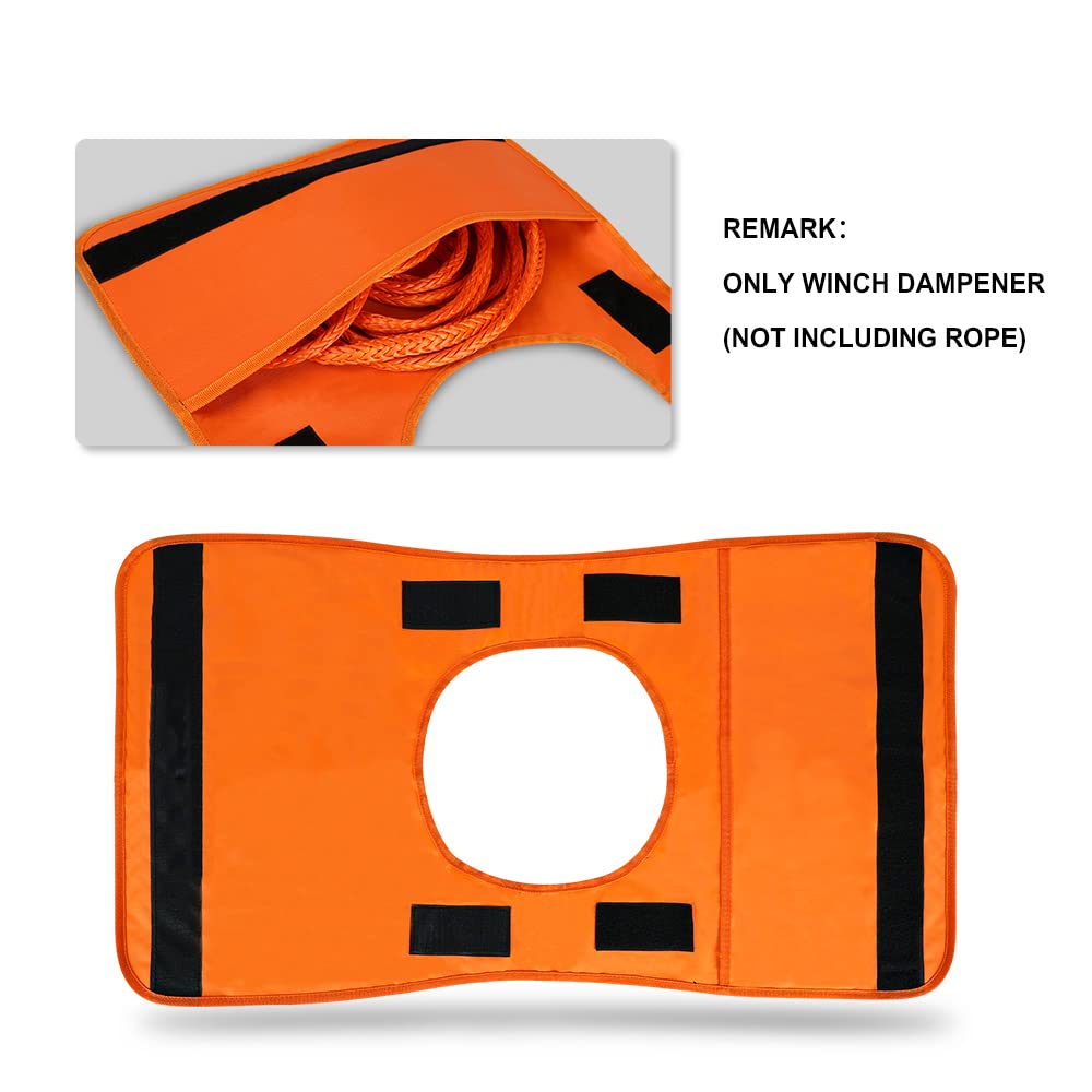 X-BULL damper pocket holding shackles showing convenient accessory storage benefit