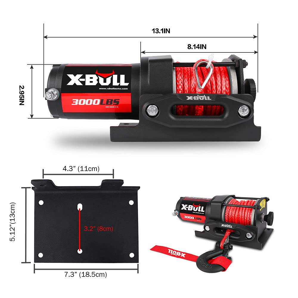 X-BULL close-up of synthetic rope showing lightweight high-tensile fiber for safety