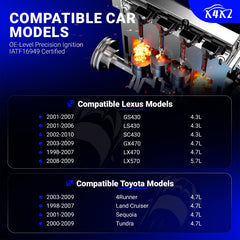 X4XZ 4504 double iridium spark plug close-up highlighting long-life spark reliability
