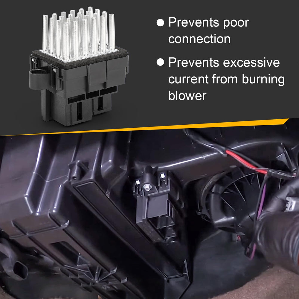 X4XZ installed in vehicle blower housing demonstrating restored multi-speed fan operation
