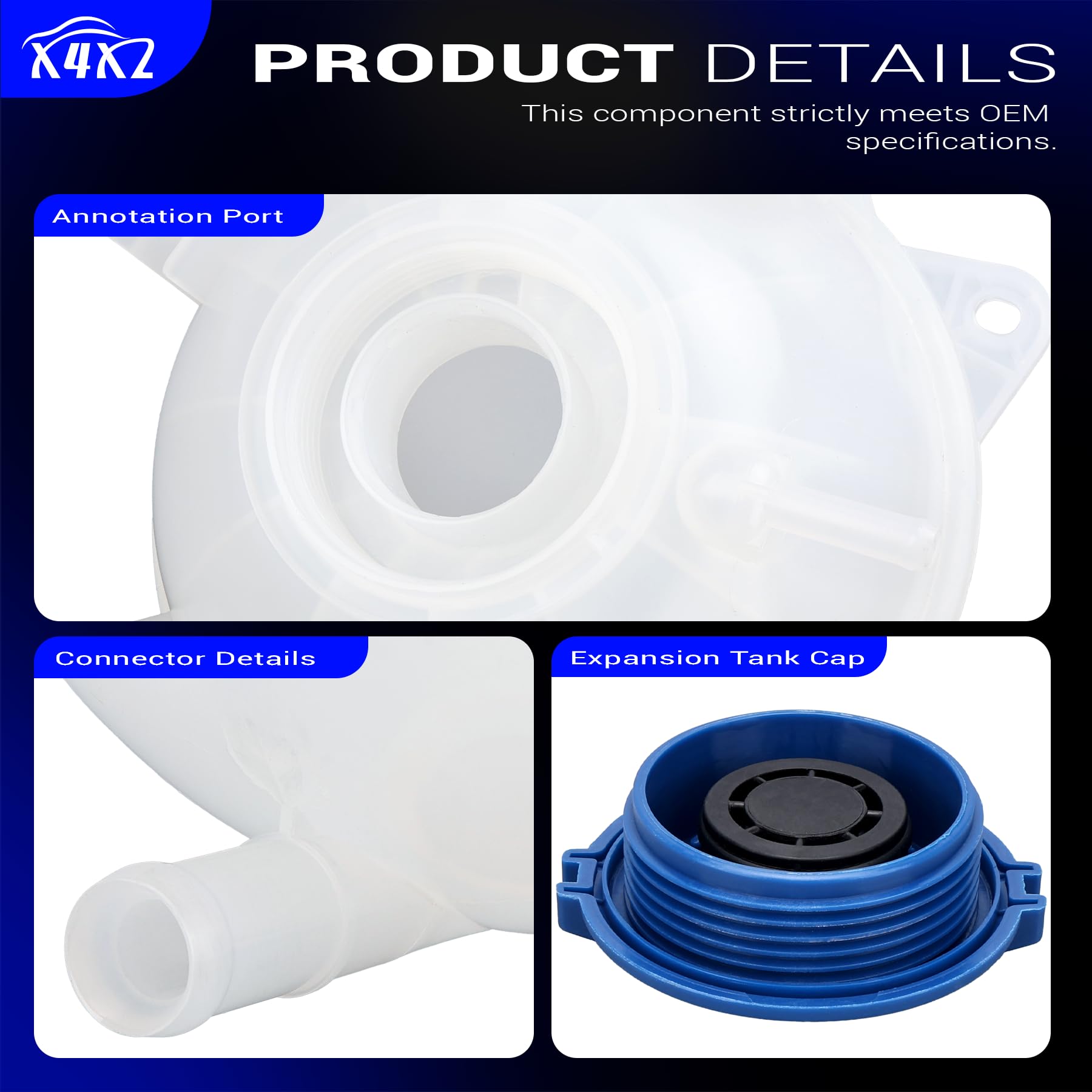 X4XZ reservoir installed under hood showing real-world fit and access
