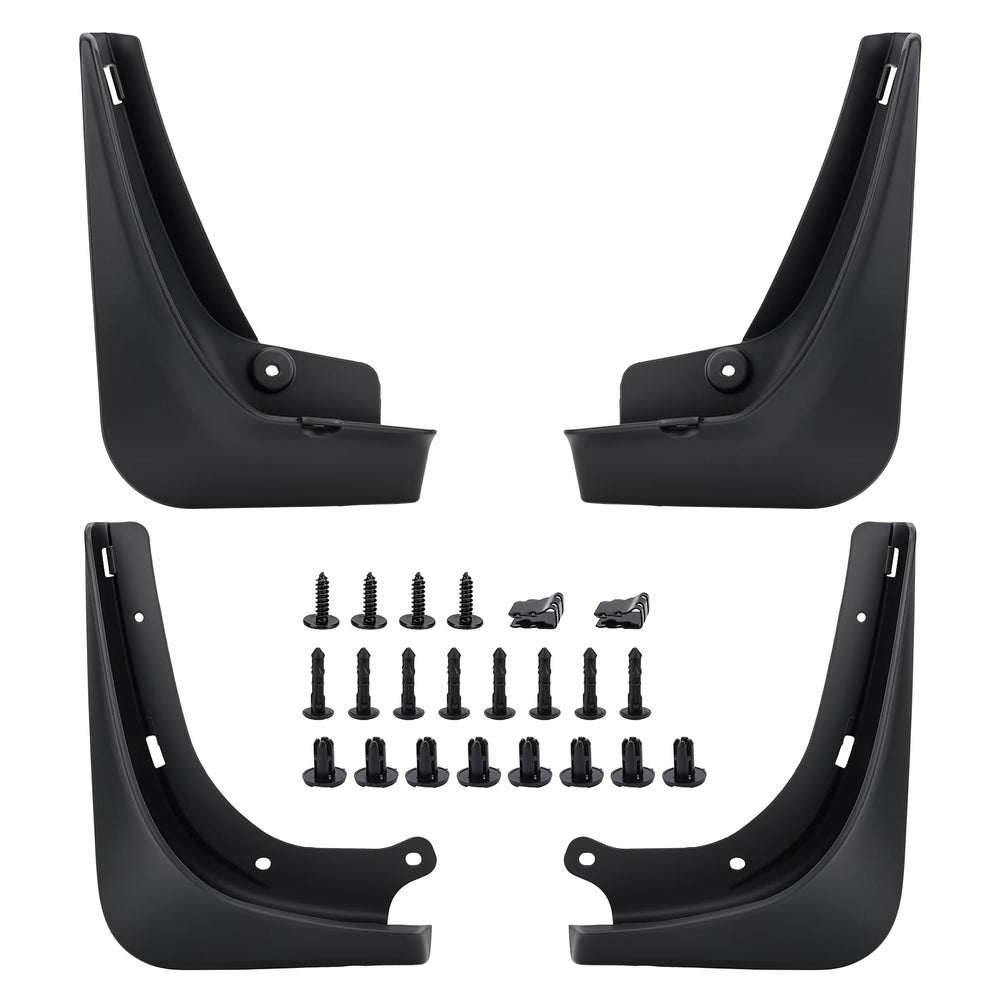 X4XZ front mud flap packaging showing kit contents and easy install benefit