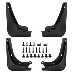 X4XZ front mud flap packaging showing kit contents and easy install benefit