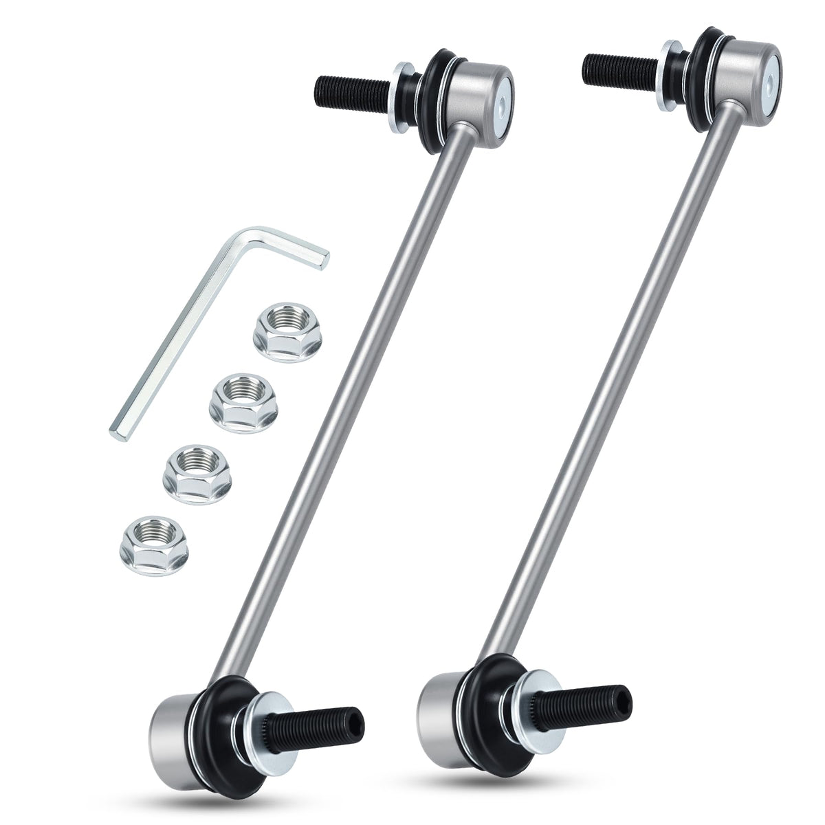 X4XZ front packaging showing both end links and included hardware for quick identification and fit