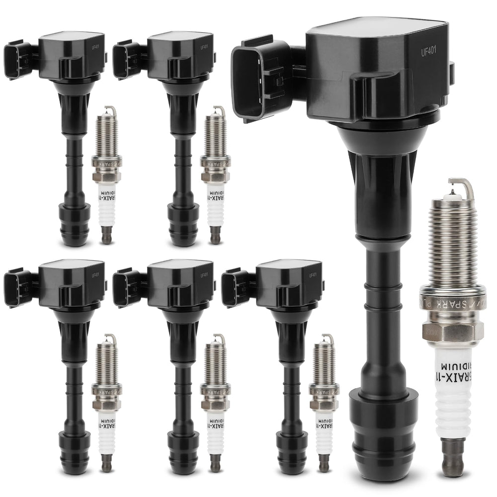 X4XZ front packaging showing complete 6-coil and 6-plug kit, ensures correct fit