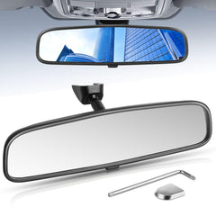 X4XZ front view mirror showing wide reflective area and improved rear visibility