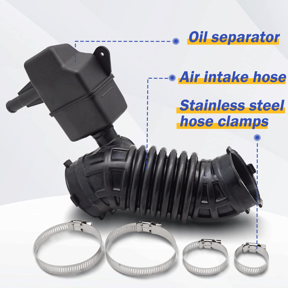 X4XZ four included clamps displayed with hose for secure installation benefit