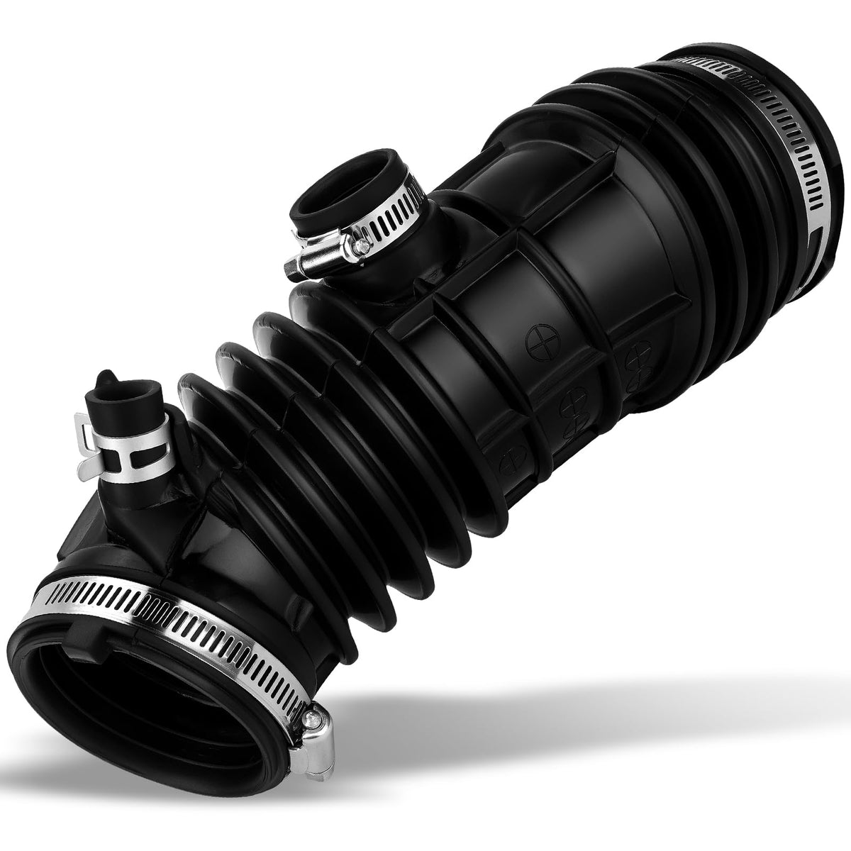 X4XZ intake hose front view showing fit and shape for quick verification benefit