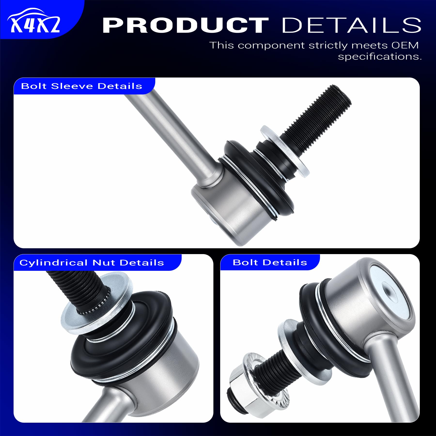 X4XZ product label with OE numbers K750188 and K750189 for straightforward part matching