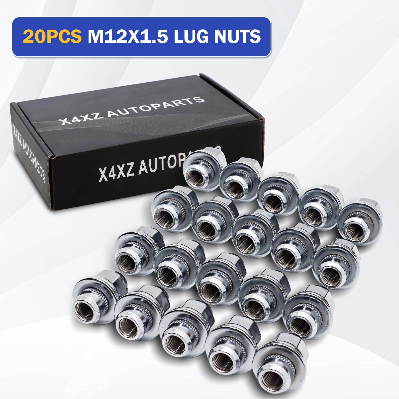 X4XZ lug nuts on workbench in garage illustrating installation-ready convenience