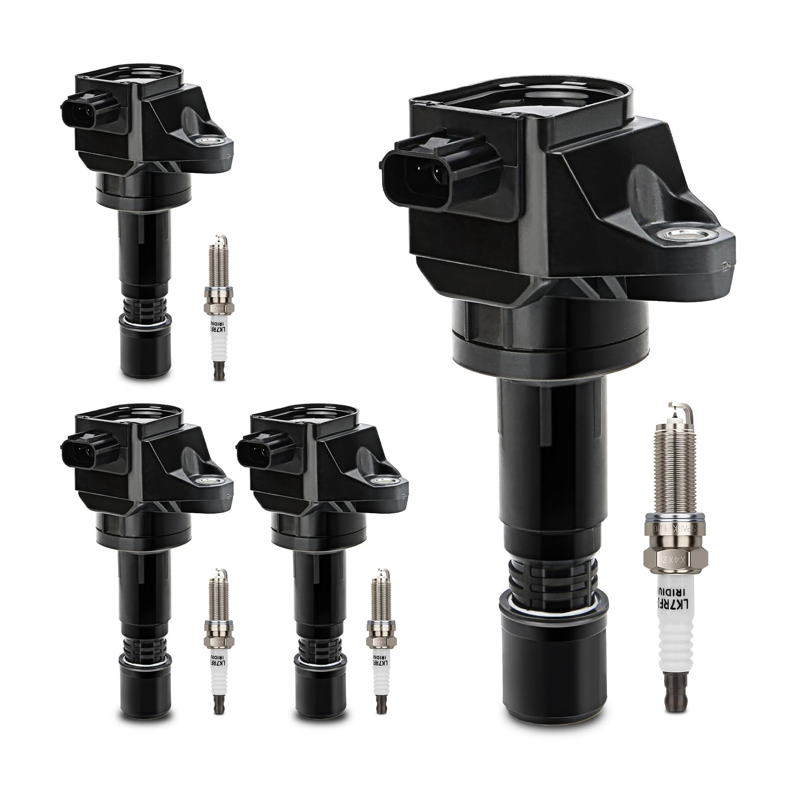 X4XZ kit front view showing coils and plugs for easy verification