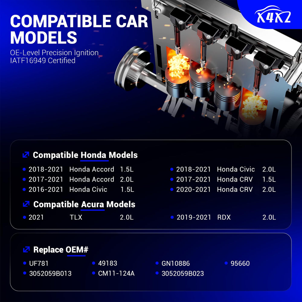 X4XZ UF781 coil connector close-up offering reliable connection