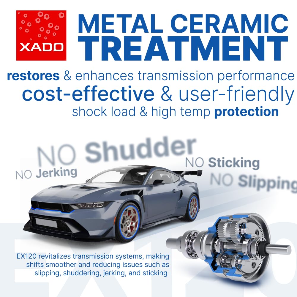XADO EX120 liquid texture close-up showing additive consistency and purity