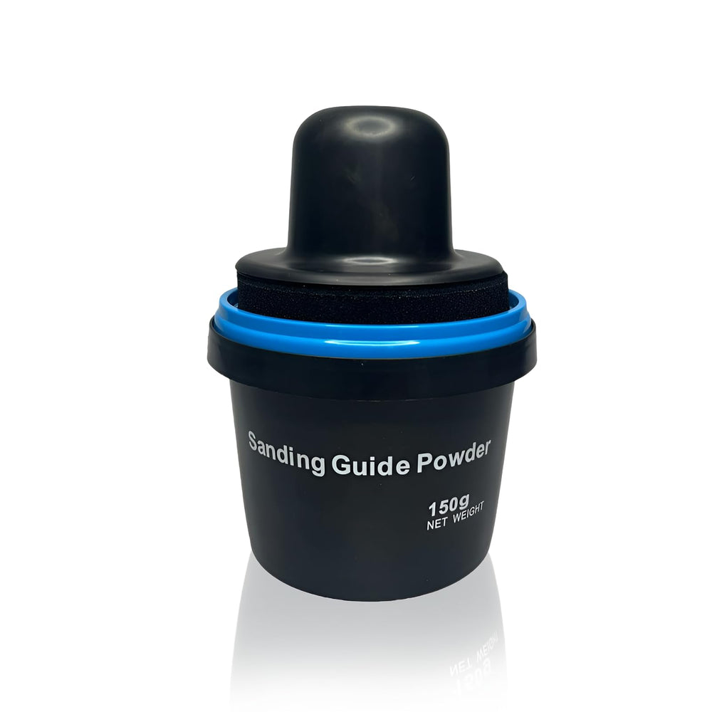 Xanadued front packaging of the 150g black dry guide coat showing product label and compact container