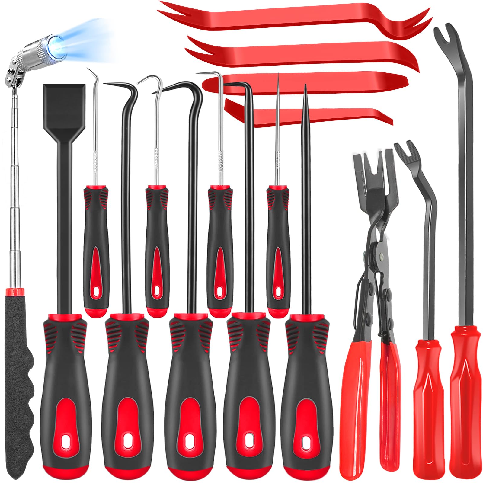 XBVV front display of full 17-piece set showing organized tools and quick selection benefit