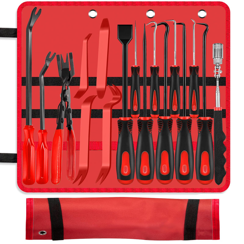 XBVV folded tool kit layout organized for storage and easy transport to jobsites