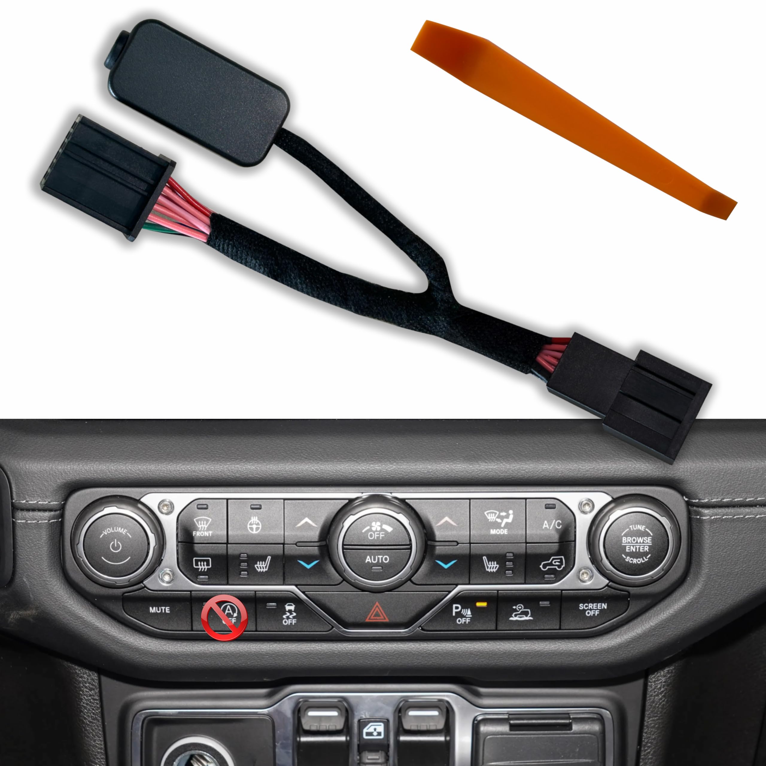 xcarpad front packaging showing compatibility with Jeep Wrangler JL and Gladiator JT, confirms fitment benefit