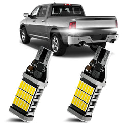 XFLHEHD front view of reverse lights showing plug-and-play fit and clear design benefit