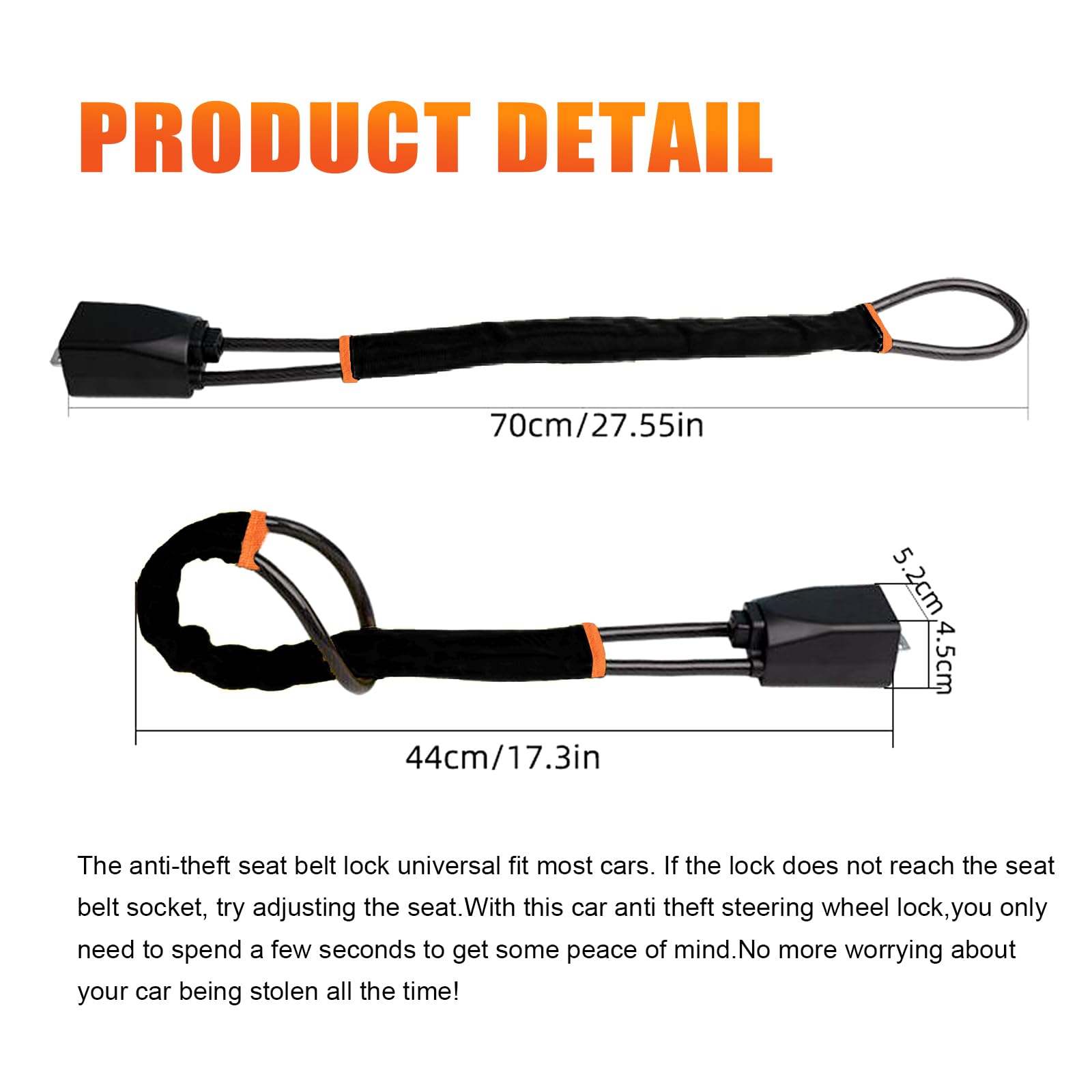 XGWZ DualGuard installed in golf cart seat belt mode for versatile fit