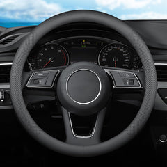 XHRING front view of steering wheel cover showing fit and styling benefit