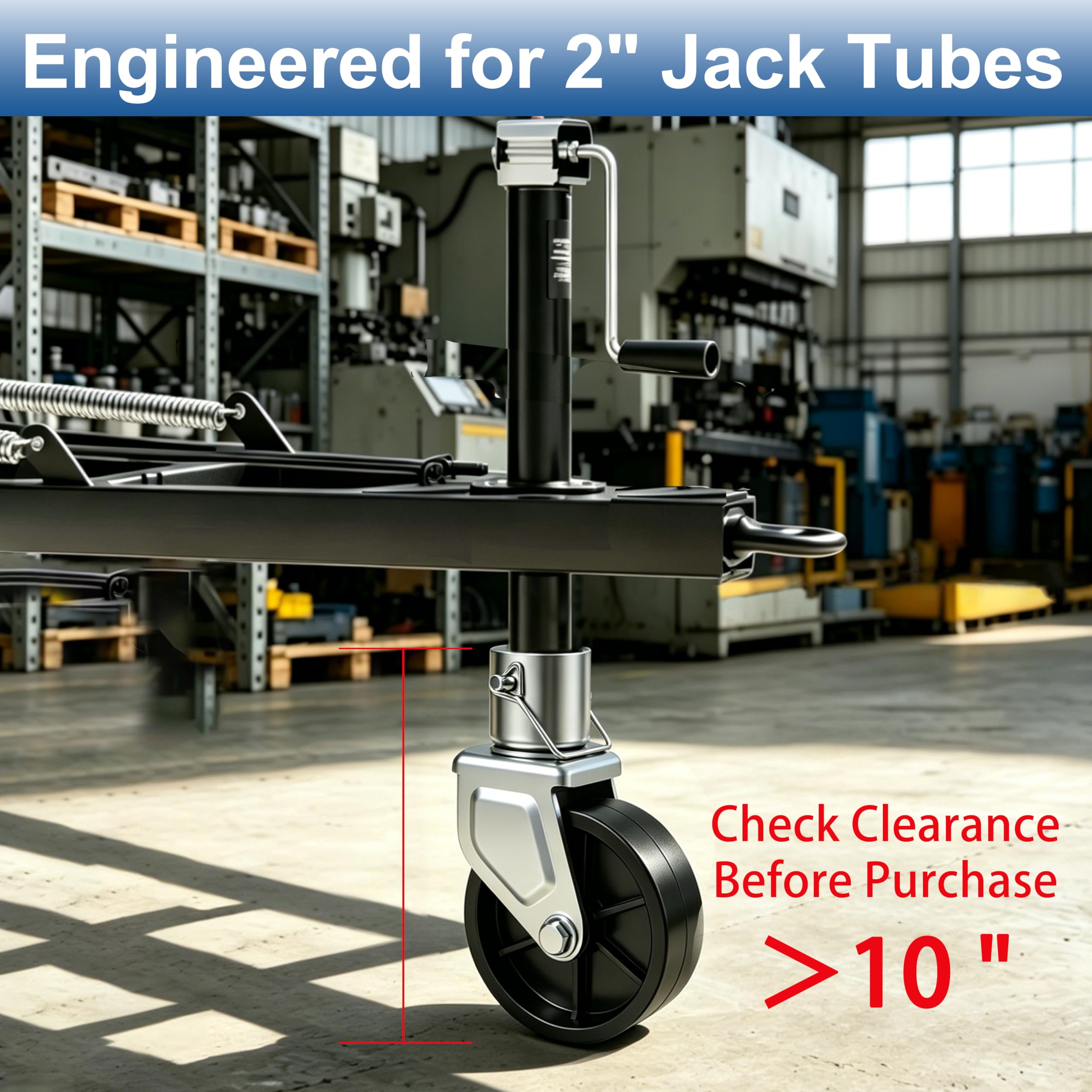 XIANGZI installed on trailer jack improving coupling and maneuvering