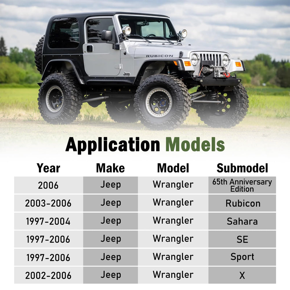Xiaoyudou knuckles installed on a Jeep rear bracket improving soft-top pivot stability and function