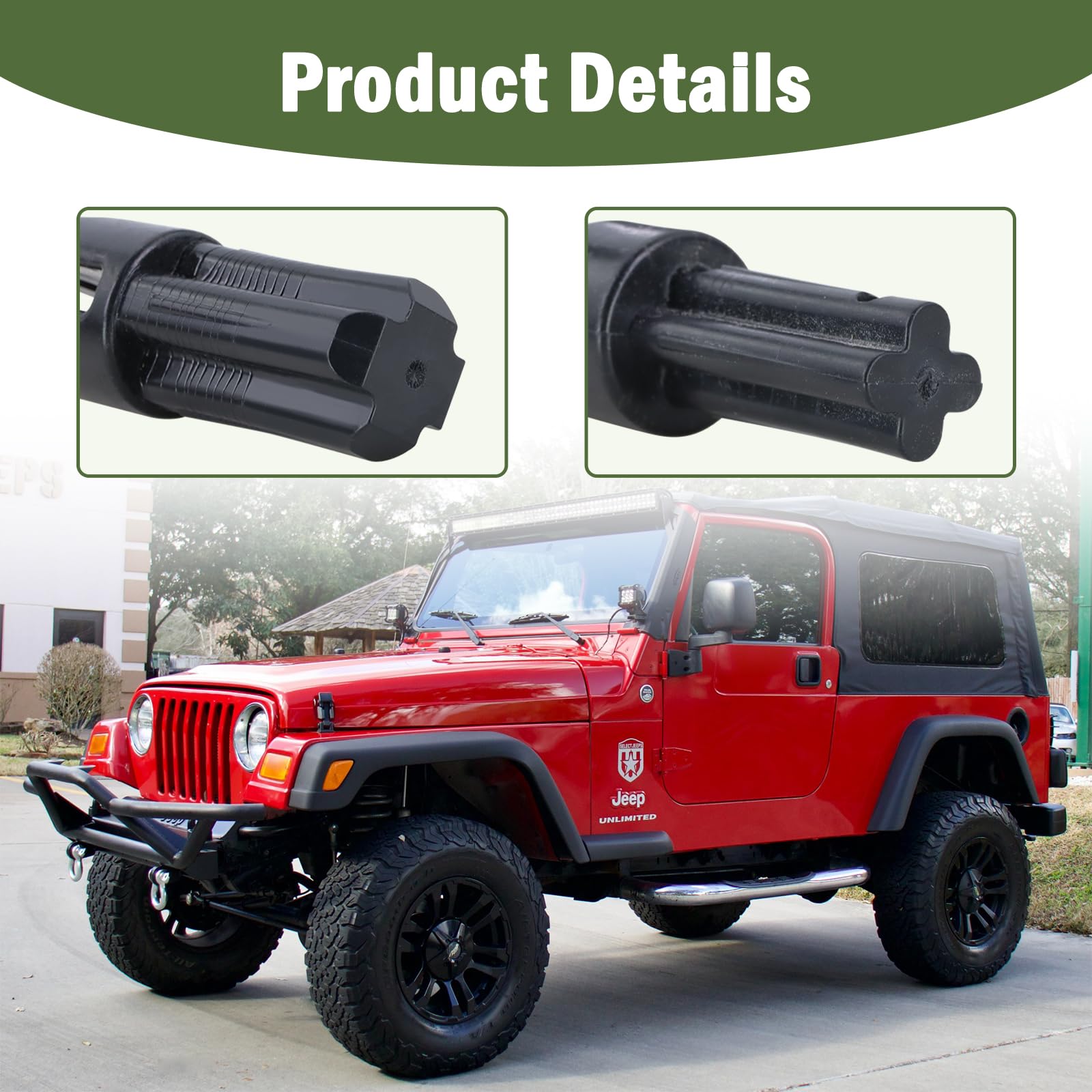 Xiaoyudou-installed soft top on Jeep Wrangler demonstrating smoother fold and quieter ride benefit