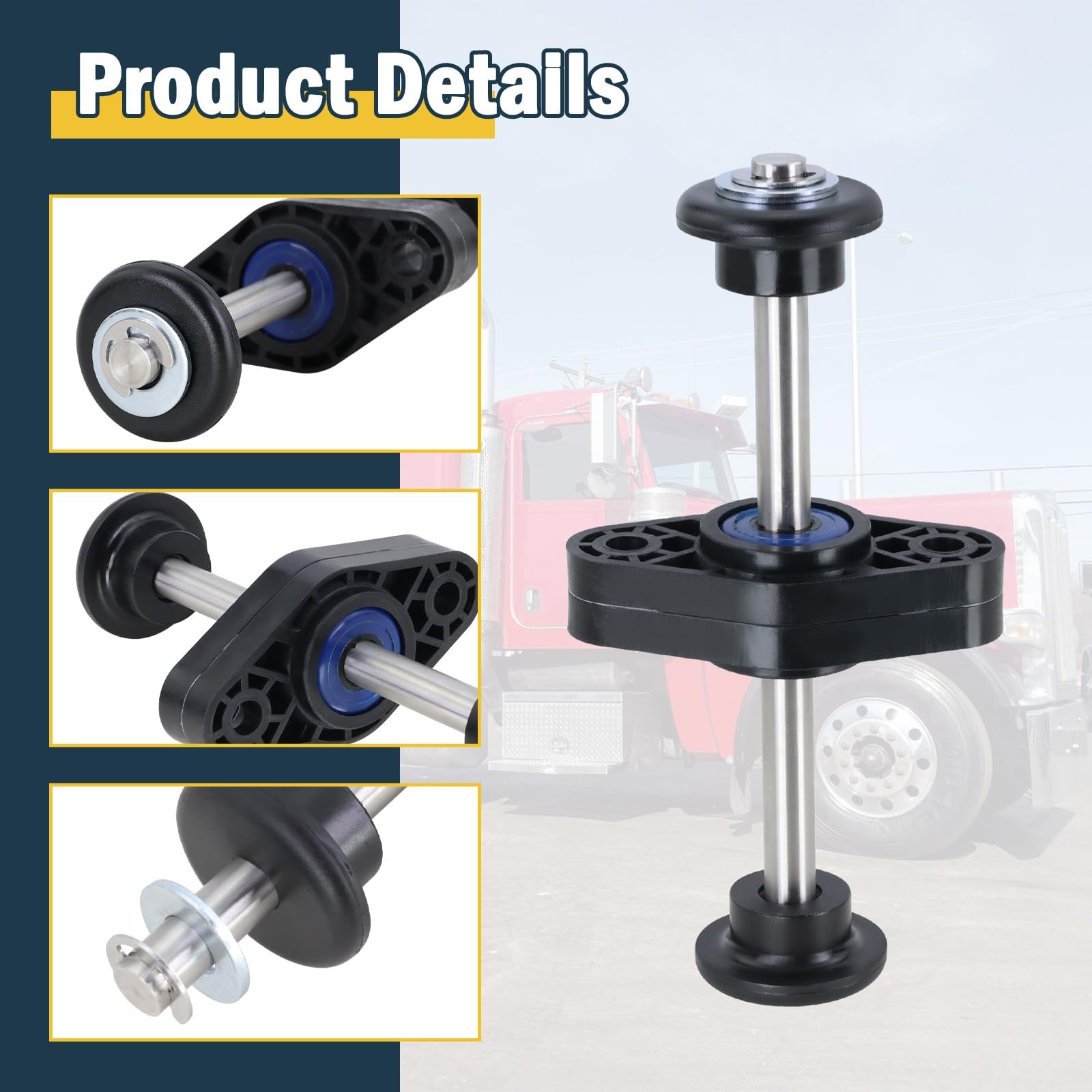 Xiaoyudou mounted on truck exhaust demonstrating secure support benefit