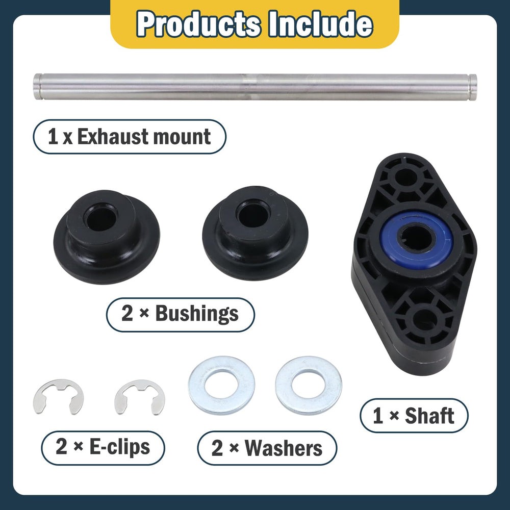 Xiaoyudou shaft and washers laid out showing complete kit hardware benefit