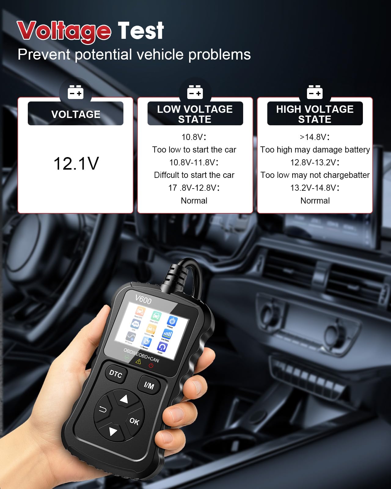 Xiauodo plugged into vehicle OBD port demonstrating plug-and-play diagnostics convenience