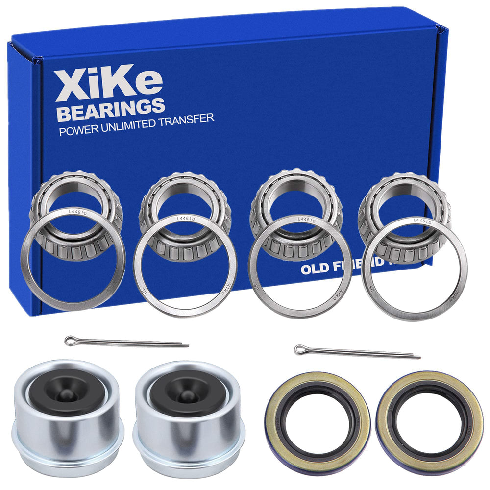 XiKe front packaging showing both bearing sets and included seals improving reliability