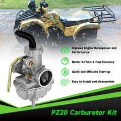 XIKOBY carburetor close-up of throttle valve for smoother fuel delivery and better response