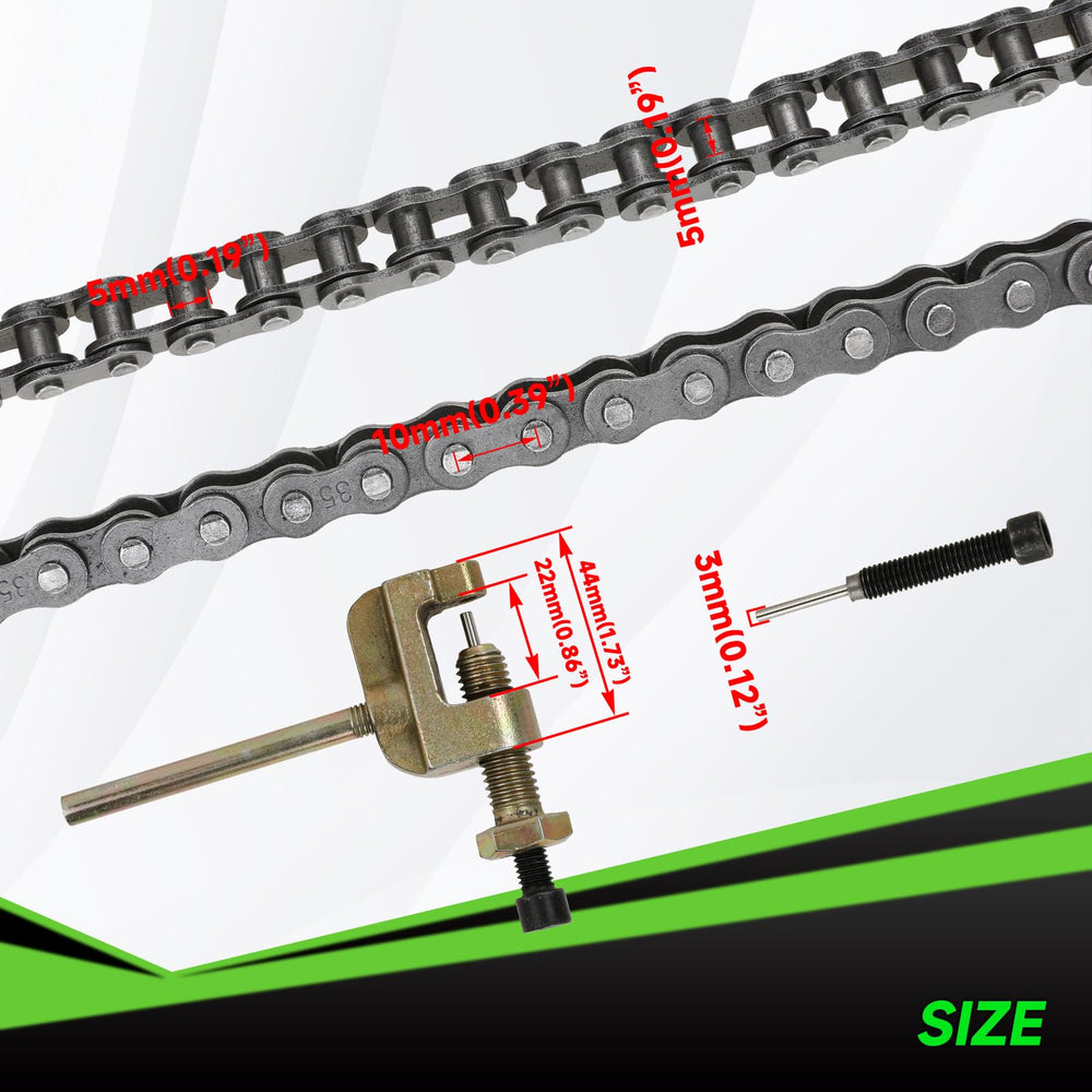 XIKOBY close-up of chain links showing durable carbon steel construction