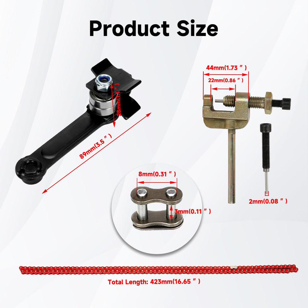XIKOBY chain tensioner assembly illustrating alignment and longevity