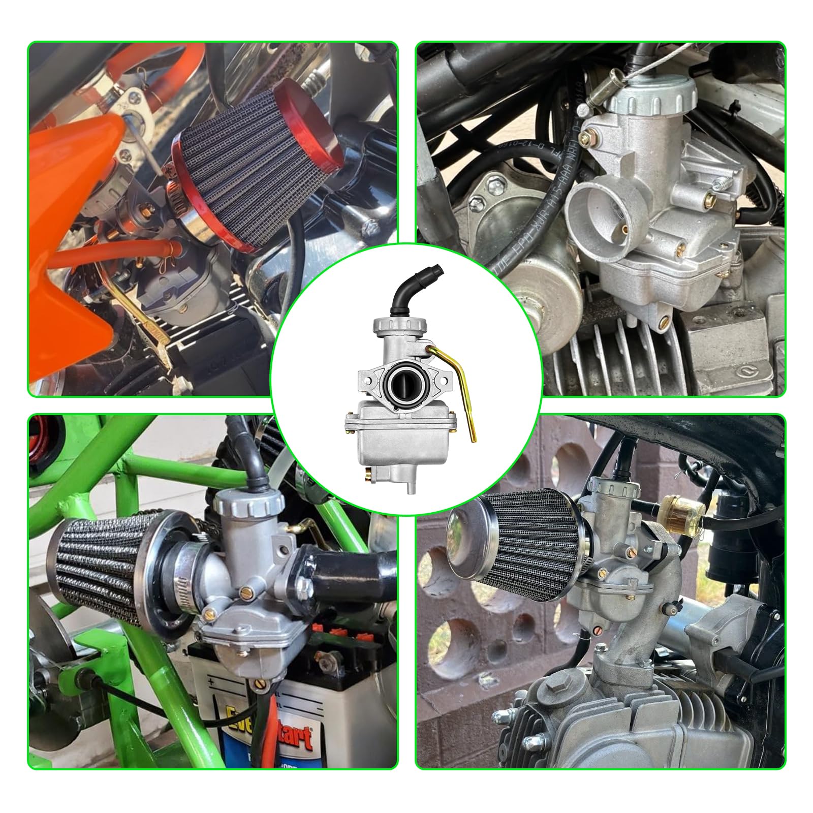 XIKOBY fuel lines, filters and gaskets laid out for easy replacement and leak-free connections