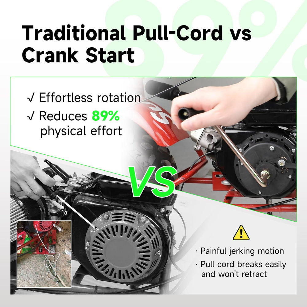XIKOBY installed on a minibike engine showing cleaner, controlled starts