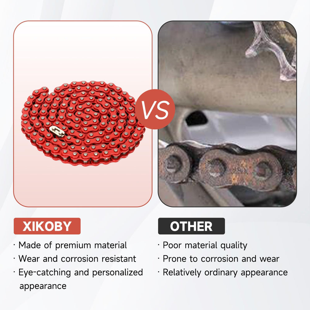 XIKOBY master links and fasteners displayed for simple installation
