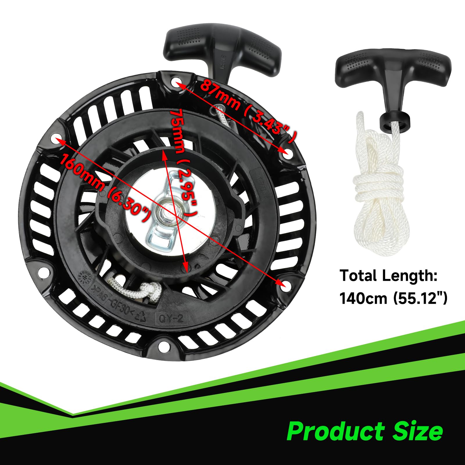 XIKOBY mounted on a Coleman CT200U mini bike demonstrating direct-fit replacement convenience