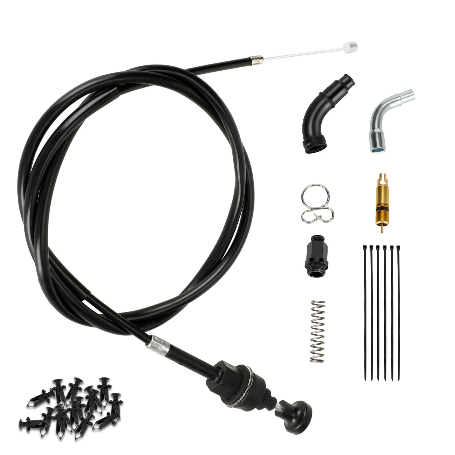 XIKOBY front packaging showing complete choke cable and starter kit benefits