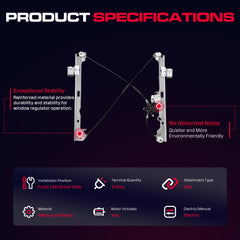 XIMAKA regulator mounted on door assembly demonstrating direct bolt‑on replacement