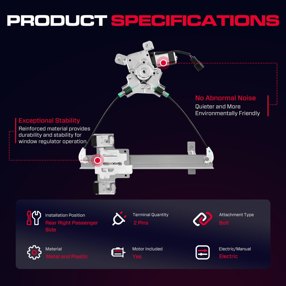 XIMAKA regulator track detail highlighting durable rails and smooth operation