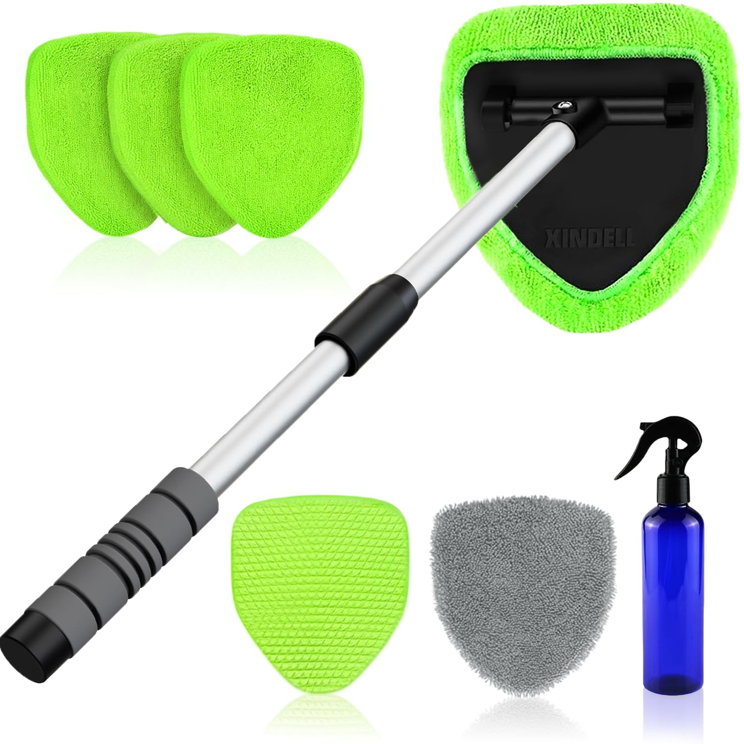 XINDELL front packaging showing full cleaner kit and components for quick identification and benefit