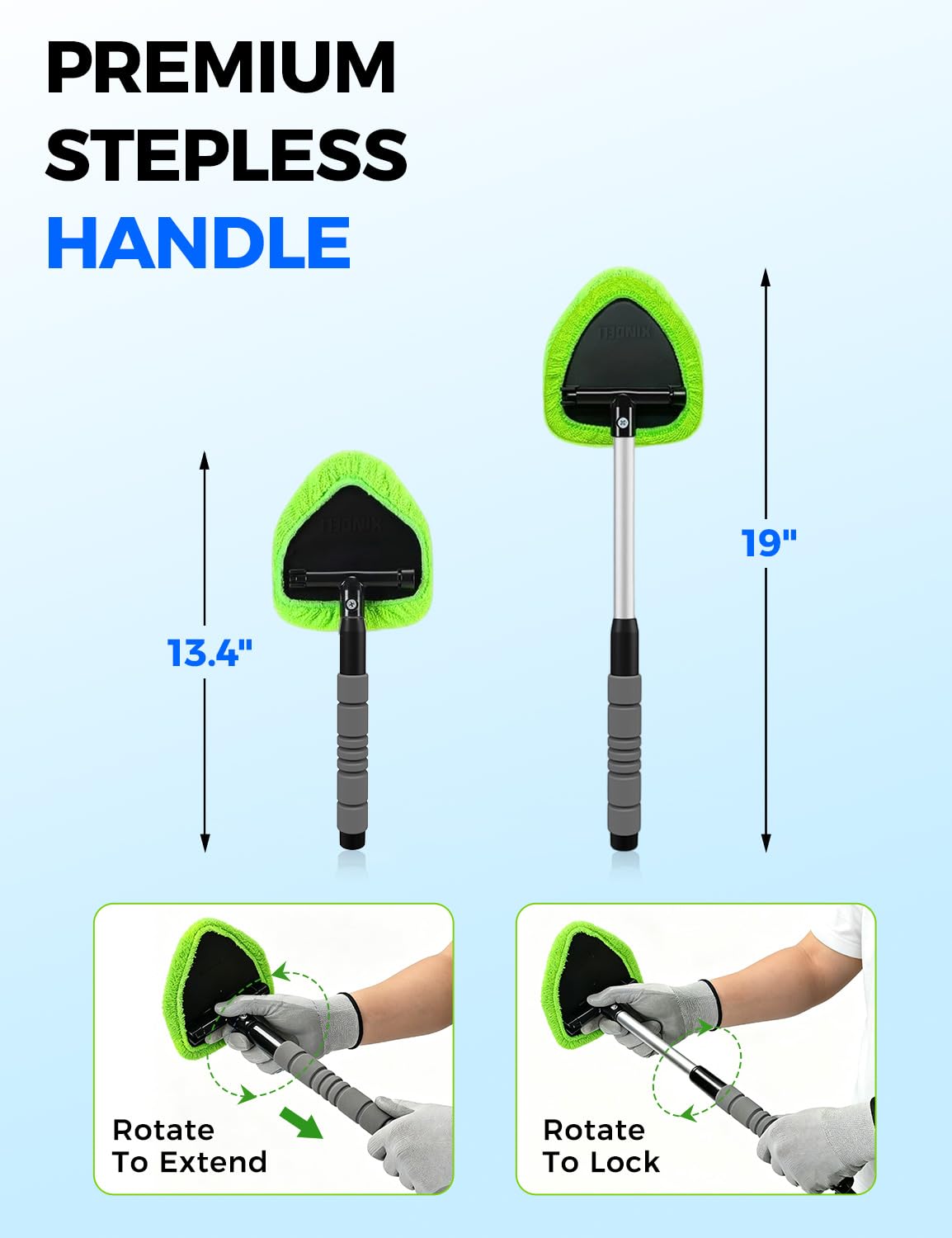 XINDELL microfiber pad texture for streak-free absorbent cleaning